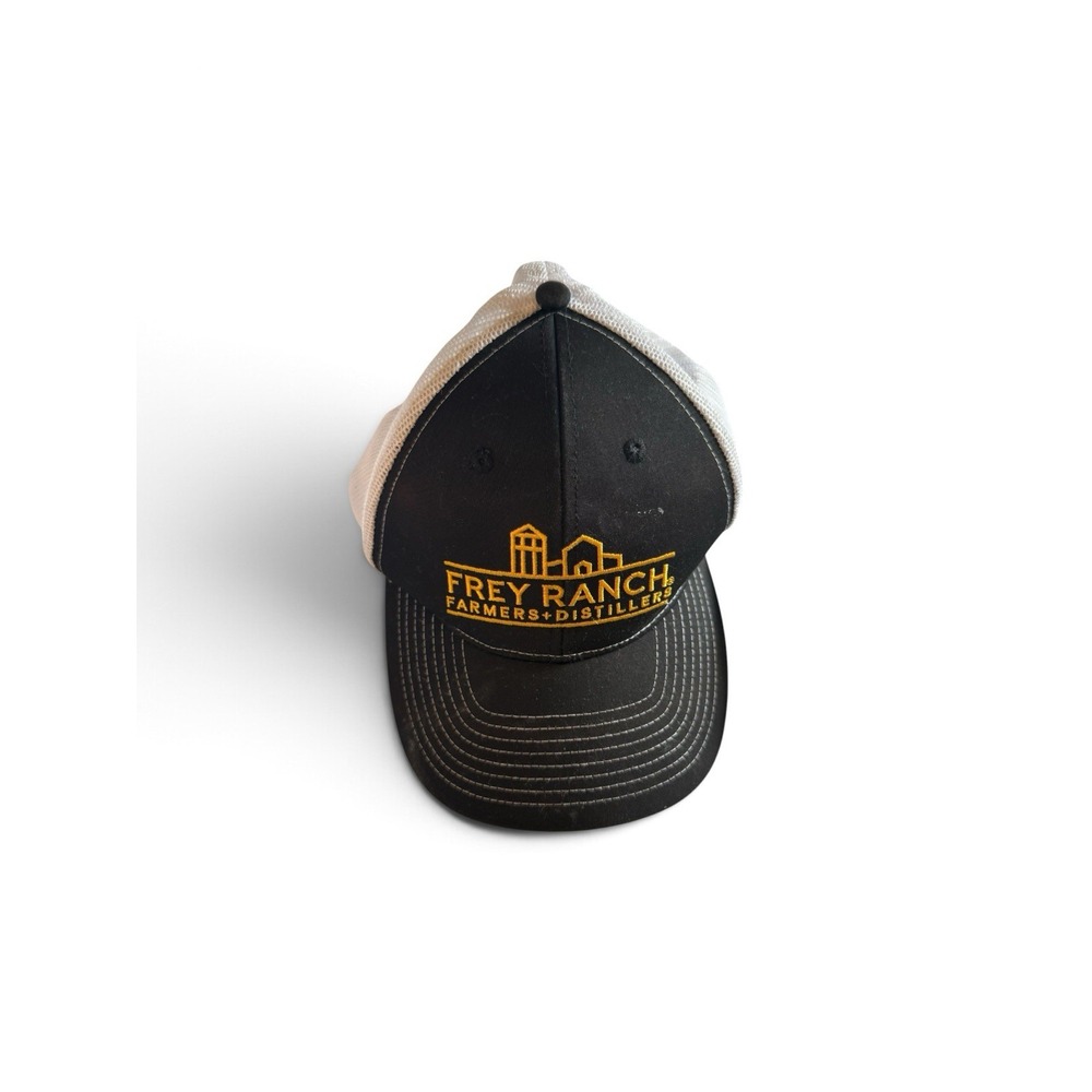Frey Ranch And Distillers Trucker Hat Black Snap Back Richardson Cap